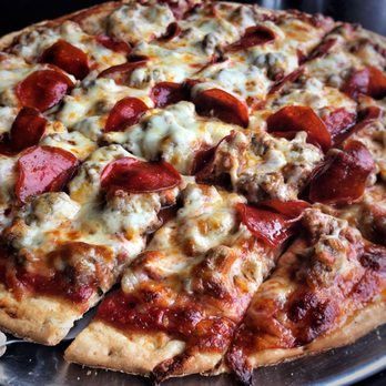 Sliccily Pizza Pub - 12" Sausage & Pepperoni - Pizza Near Me - North Riverside, Illinois Sliccily Pizza Pub - 12" Sausage & Pepperoni - Pizza Near Me - North Riverside, Illinois