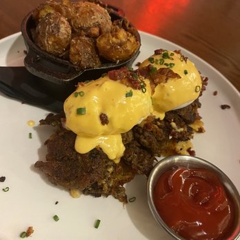 Batch Local Kitchen - Pulled Pork Bacon Tot Benedict - Cocktail Bars Near Me - West Palm Beach, Florida Batch Local Kitchen - Pulled Pork Bacon Tot Benedict - Cocktail Bars Near Me - West Palm Beach, Florida