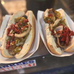 The Sausage Guy - Sausage subs peppers & onions