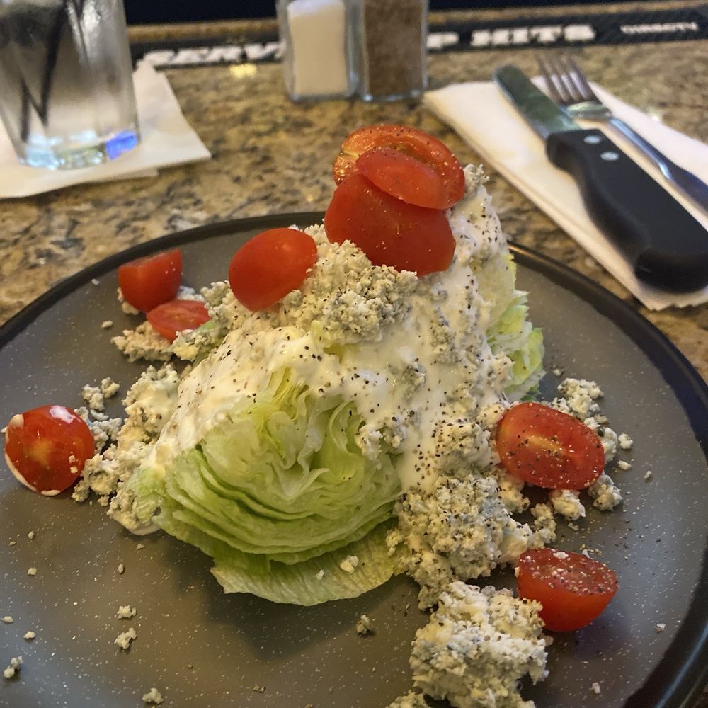 Gray's Tavern - Wedge. Extra blue crumbles to replace bacon. - Sports Bars Near Me - Turlock, California Gray's Tavern - Wedge. Extra blue crumbles to replace bacon. - Sports Bars Near Me - Turlock, California
