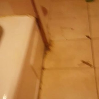 ROTO-ROOTER Plumbing & Drain Services of Syracuse - Tub. Note no toilet screws before Roto Rooter! - Plumbing Near Me - Syracuse, New York