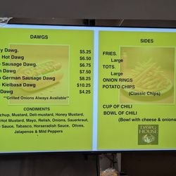 Dawg House - Menu: 2026-0902