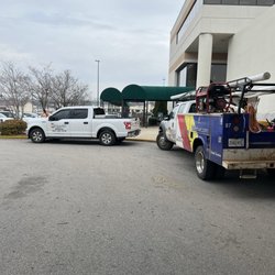 Fuller Heating, Air Conditioning, Plumbing & Electrical - Not one but two trucks parked illegally