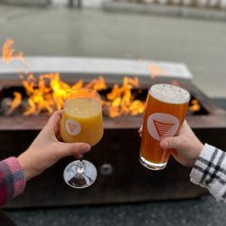 DOZER Coffee - Lemon sour and an ipa.