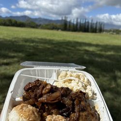 Mililani Mauka Park and Ride - My plate lunch
