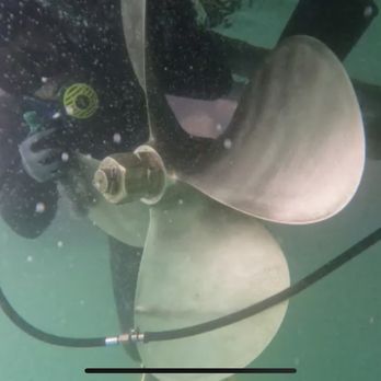 Harbor Crew SD - That's how your propellers should look like when it's clean, without any barnacles or marina growth. - Boat Repair Near Me Harbor Crew SD - That's how your propellers should look like when it's clean, without any barnacles or marina growth. - Boat Repair Near Me