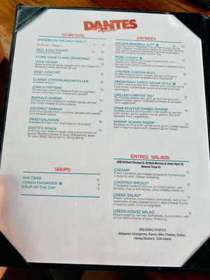 Menu photo 4 Dante's Restaurant & Pool Bar Key West, FL Menu photo 4 Dante's Restaurant & Pool Bar Key West, FL