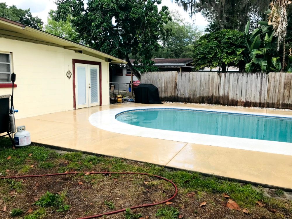 Slide of Sharpe's Pressure Washing Service