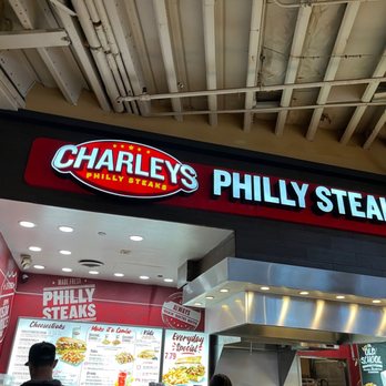 Charleys Cheesesteaks - a sign above the entrance - American Near Me - Woodbridge, Virginia Charleys Cheesesteaks - a sign above the entrance - American Near Me - Woodbridge, Virginia