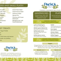 Menu selections - 2