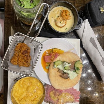 Wicked Spoon - 1st round - includes Angry Mac, Fried Chicken, Beef Gyro, Prime Rib, Shrimp and Grits - Buffets Near Me - Las Vegas, Nevada Wicked Spoon - 1st round - includes Angry Mac, Fried Chicken, Beef Gyro, Prime Rib, Shrimp and Grits - Buffets Near Me - Las Vegas, Nevada