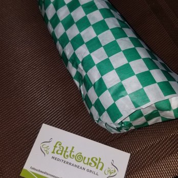 Fattoush Mediterranean Grill - a green and white checkered wrapper - Mediterranean Near Me - Brampton, Ontario Fattoush Mediterranean Grill - a green and white checkered wrapper - Mediterranean Near Me - Brampton, Ontario