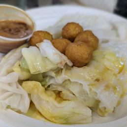 Curry Fish Ball Steam Rice Roll