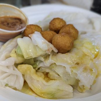 Joe's Steam Rice Roll - Curry fish ball steam rice roll, small for $5. Instagram: TianTianEats - Dim Sum Near Me - Flushing, New York Joe's Steam Rice Roll - Curry fish ball steam rice roll, small for $5. Instagram: TianTianEats - Dim Sum Near Me - Flushing, New York