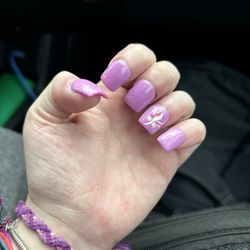 Aqua Nails & Spa - My finished nail project.