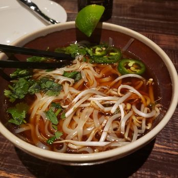 Modita - Chicken Pho Noodles   Bean Sprout | Thai Basil | Jalapeño | Rice Noodle - Sushi Bars Near Me - Indianapolis, Indiana