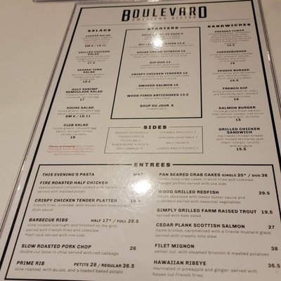 Menu photo 7 Boulevard American Bistro Elmwood, LA Menu photo 7 Boulevard American Bistro Elmwood, LA