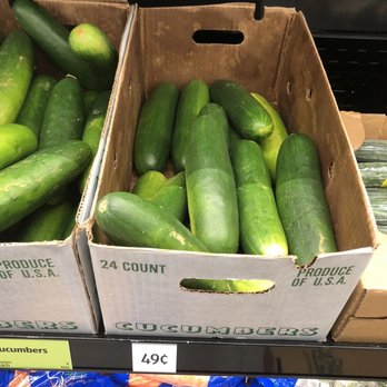 ALDI - A juicers dream-HUGE cucumbers for 49 cents!! - Grocery Near Me - Fort Lauderdale, Florida ALDI - A juicers dream-HUGE cucumbers for 49 cents!! - Grocery Near Me - Fort Lauderdale, Florida