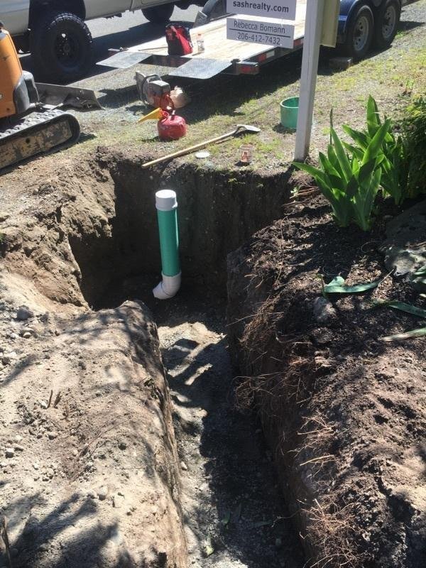 Slide of Integrity Sewer and Excavation