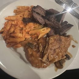 steak pasta, broccoli steak pasta, broccoli