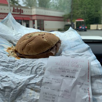 Arby's - "Hold that up to the photo on the menu and be proud of it son" - Fast Food Near Me - Bothell, Washington