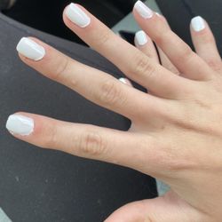 L A Nails - Gel nail from LA Nails Clearfield Pa. Zoom in to see how bad they look