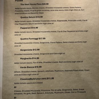 The Nest - Menu - Italian Near Me - Davenport, Florida The Nest - Menu - Italian Near Me - Davenport, Florida