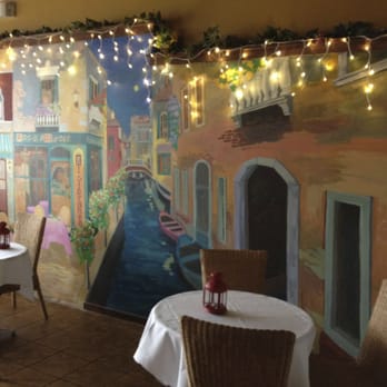 Via Bologna's - a restaurant with a mural on the wall - Italian Near Me - Clarkston, Michigan Via Bologna's - a restaurant with a mural on the wall - Italian Near Me - Clarkston, Michigan