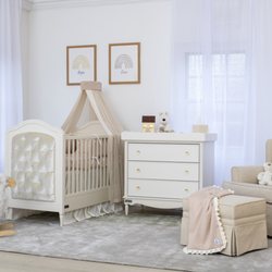 The Baby Cot Shop, Chelsea - Tribeca Upholstered Luxury Cot Bed | Premium Bespoke Baby Furniture