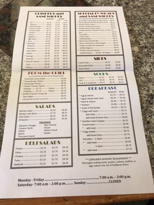 Menu photo 7 Hamilton Market New London, CT