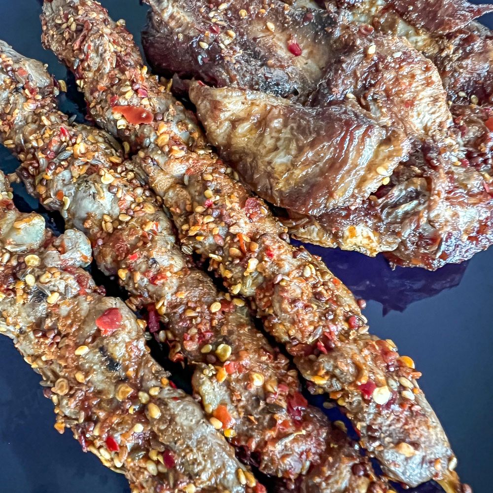 M Joy - Lam Skewers (Left) & Grilled Lamb (Right) - Chinese Near Me - San Gabriel, California
