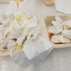 Dudes Drive Inn - How many napkins I had to use. Messy but soooooo good!