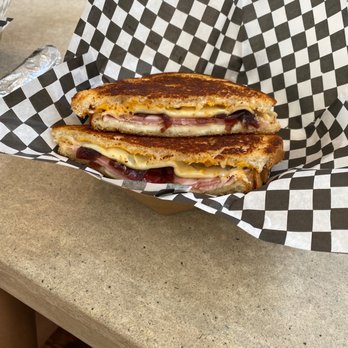 Black Sheep GCB - #8 grilled cheese porchetta - Sandwiches Near Me - Anaheim, California Black Sheep GCB - #8 grilled cheese porchetta - Sandwiches Near Me - Anaheim, California