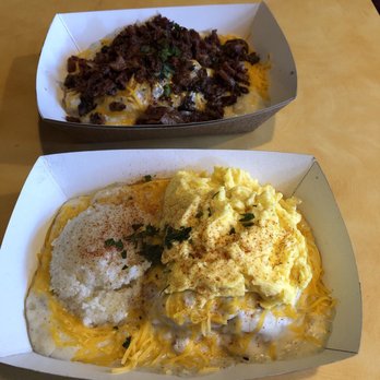Biscuit Bitch - Gritty Scrambled Cheesy Bitch and Cheesy Pork n Bitch - Breakfast & Brunch Near Me - Seattle, Washington