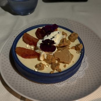 The Marine Room - Honey Panna Cotta - Seafood Near Me - La Jolla, California