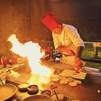Benihana - Maple Grove - Fire!!! Be prepared for corny jokes and amazing displays of cooking skill. - Sushi Bars Near Me - Maple Grove, Minnesota