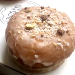 Lady Glaze Doughnuts - Pistachio Coffee Cream  Lady Glaze Doughnuts - Hamilton