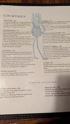 Menu photo 3 The Floridian Saint Augustine, FL