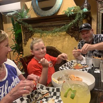 Seafood platter and menu item at Lunasea in Virginia Beach