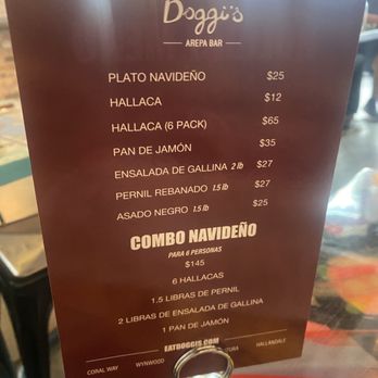 Doggi's Arepa Bar - Menu - Venezuelan Near Me - Miami, Florida Doggi's Arepa Bar - Menu - Venezuelan Near Me - Miami, Florida