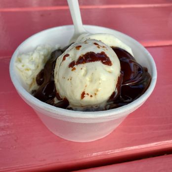 Flamingo Crossing - Coconut with hot fudge - Ice Cream & Frozen Yogurt Near Me - Key West, Florida Flamingo Crossing - Coconut with hot fudge - Ice Cream & Frozen Yogurt Near Me - Key West, Florida