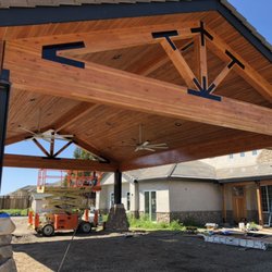 Portico build in Manteca - custom built carport