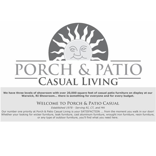 PORCH & PATIO CASUAL LIVING Updated September 2024 80 Stonington Rd