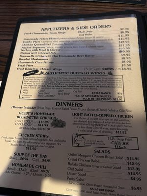 Menu photo 2 Schooners Peoria Heights, IL Menu photo 2 Schooners Peoria Heights, IL