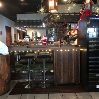 Korea Garden Restaurant - Bar area all Christmasy - Korean Near Me - Houston, Texas