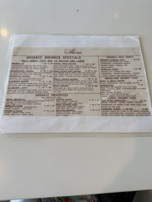 Menu photo 3 The Brew Box Coffee Company Peoria, AZ Menu photo 3 The Brew Box Coffee Company Peoria, AZ