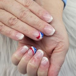 Super Nails - Memorial day nail design.