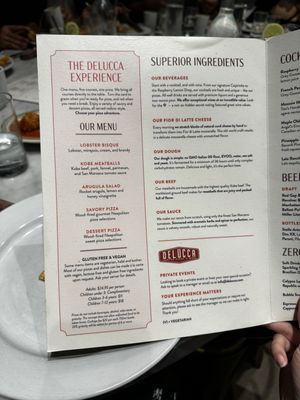 Menu photo 7 Delucca Gaucho Pizza & Wine Plano Plano, TX