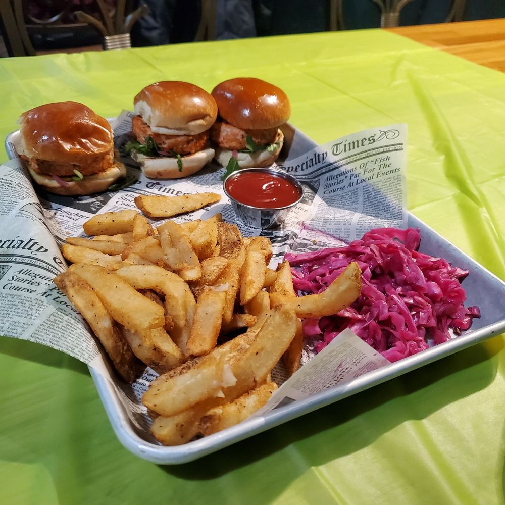 Salmon sliders Salmon sliders