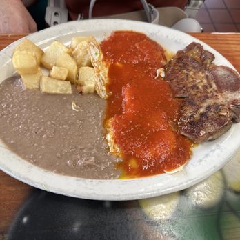 El Secreto de la Abuela 2 - Pork chop and eggs - Mexican Near Me - Austin, Texas